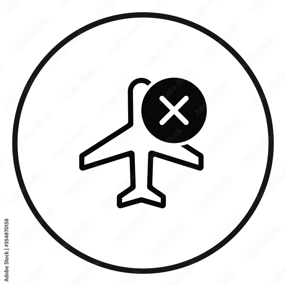 Flight Mood | Plane | Travel Icon | Do Not Fly Flight Mood | Plane | Travel Icon | Do Not Fly