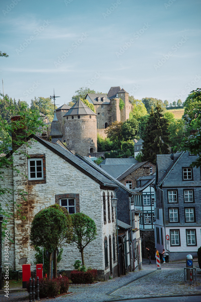 View to Castle Monschau View to Castle Monschau