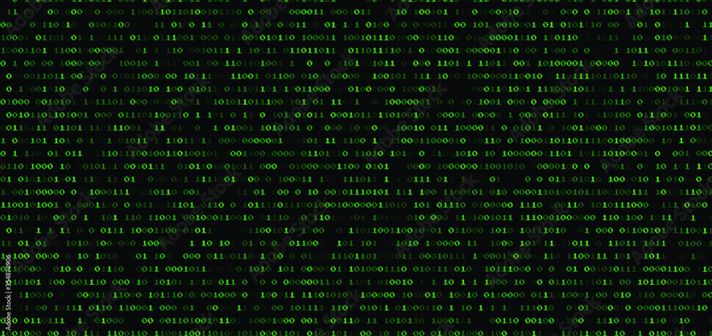 Abstract futuristic background with binary code, cyberspace matrix with digits. Abstract futuristic background with binary code, cyberspace matrix with digits.