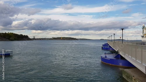 Wallpaper Mural View of the coastline, ocean and pier. Torontodigital.ca