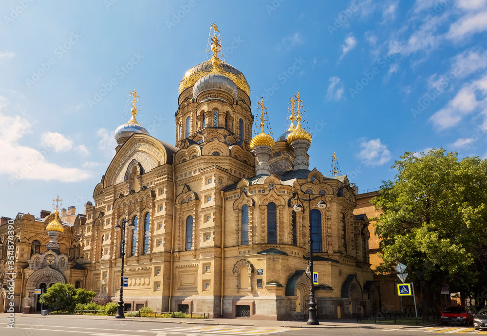 Assumption Church of the Compound of the Kiev Pechersk Lavra, Vasilievsky Island, St. Petersburg