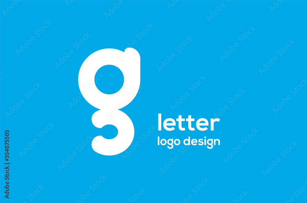 g letter logo with blue background, g logos g letter logo with blue background, g logos