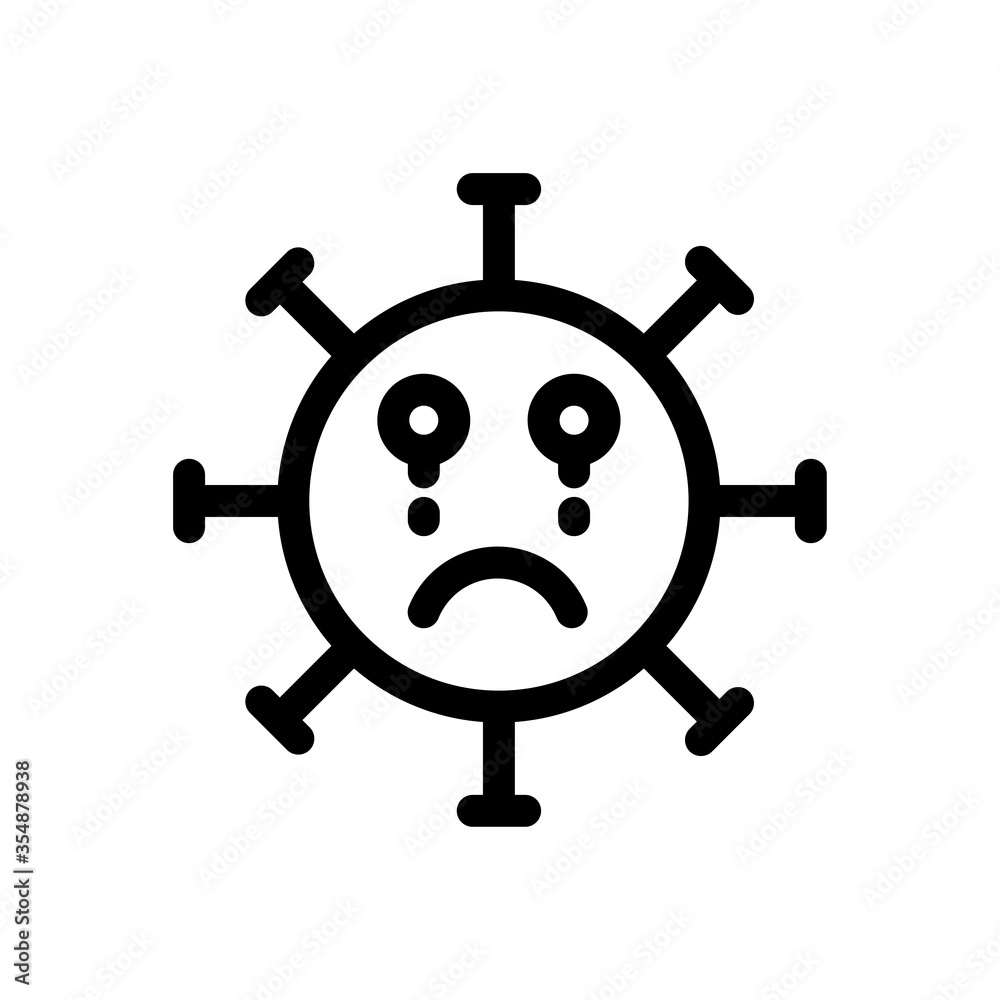 corona virus emoji, covid19 icon vector, bad face virus corona virus emoji, covid19 icon vector, bad face virus