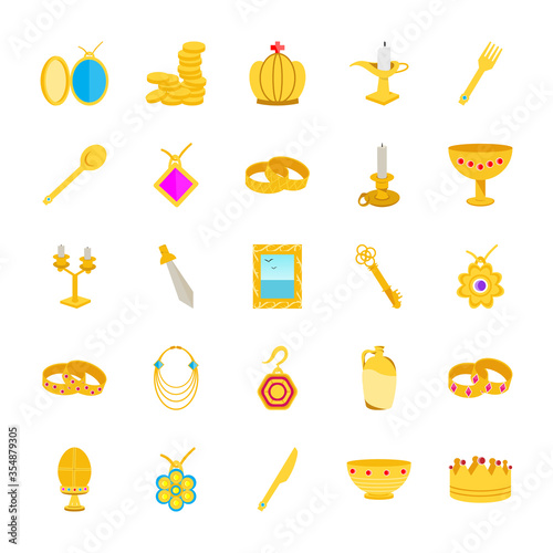 Treasure Flat Icons 