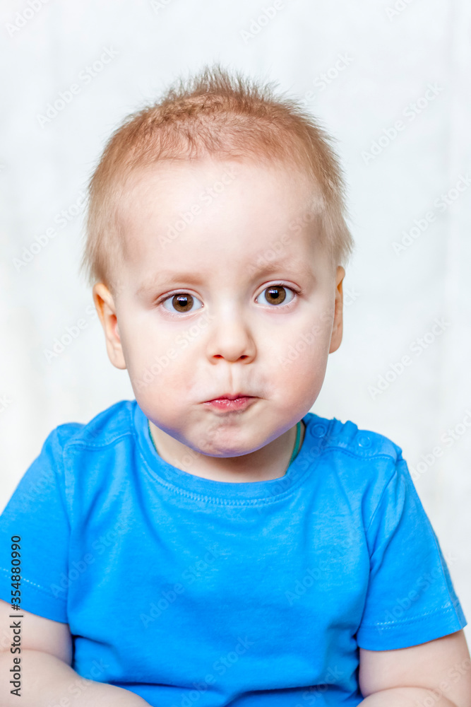 Portrait of a boy. The child's emotions. Emotionally and beautifully. Expressive look. Portrait of a boy. The child's emotions. Emotionally and beautifully. Expressive look.