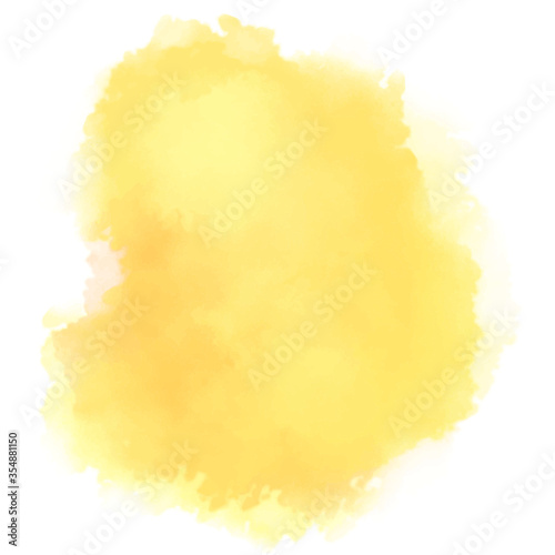 yellow watercolor background 