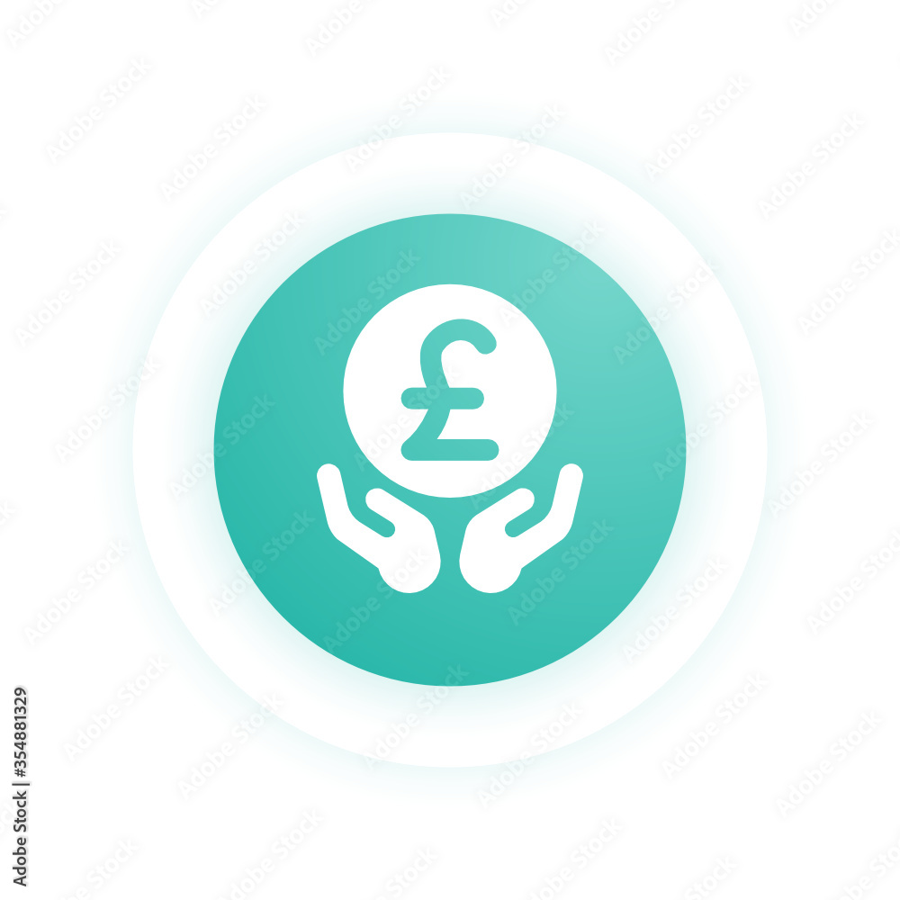 Save Money Pound - Icon Save Money Pound - Icon