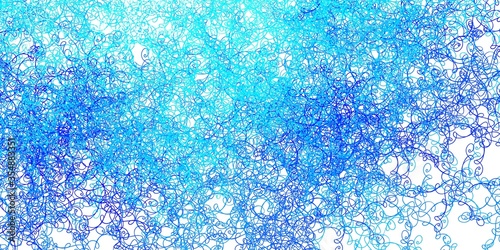 Light BLUE vector layout with curves.