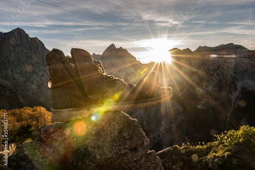 Slovenian Alps Shoe  worn out 