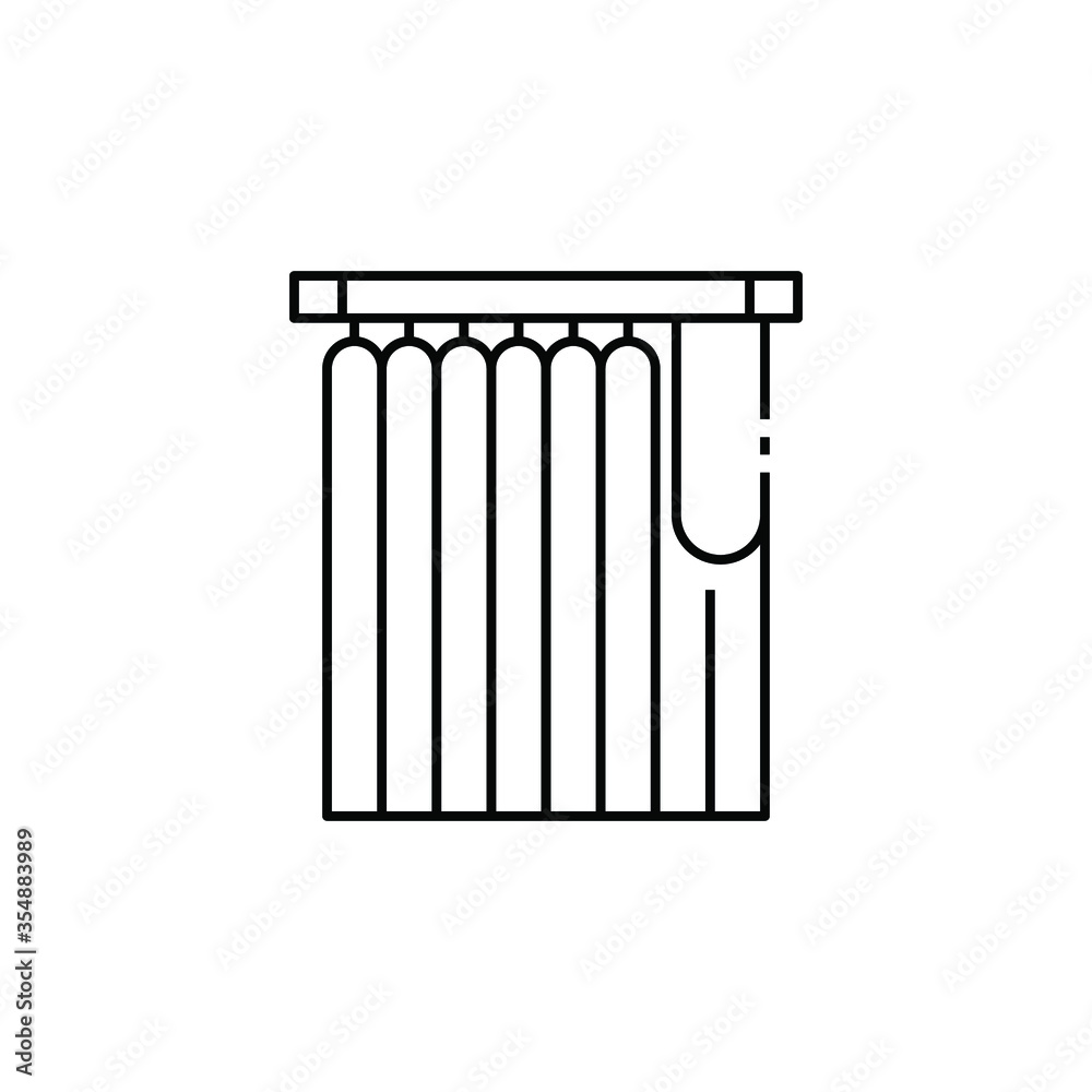 curtain icon vector curtain icon vector