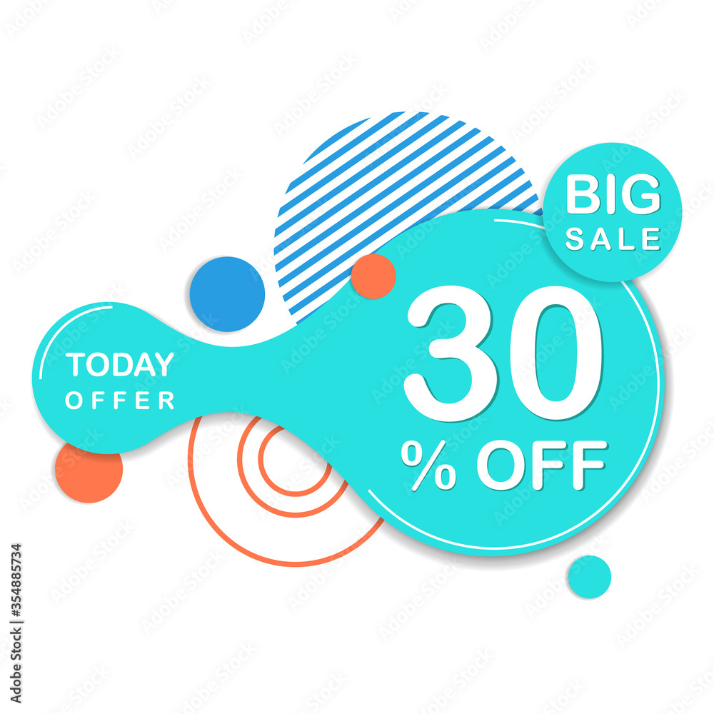 Special Offer 30 Off Round Sticker Special Offer 30 Off Round Sticker