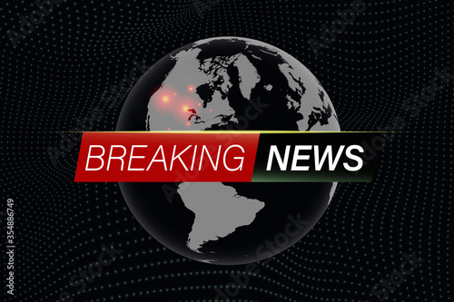 Black breaking news background nowdays alert