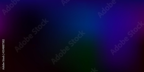 Dark Multicolor vector blur layout.