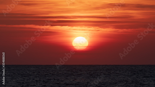 sunset over the sea © John