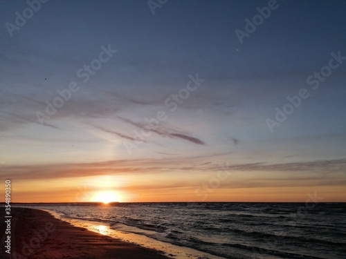 Sunset over the Baltic Sea