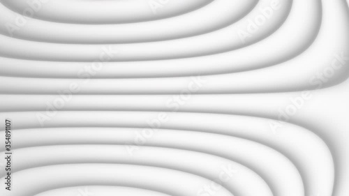 Gray halftone pattern with white line motion backdrop. Clean Light Grey geometric background. Beautiful design for a wedding card template, creative sketch for a screensaver. 3 d white background with