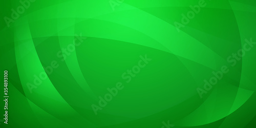 Abstract background made of curved lines in green colors