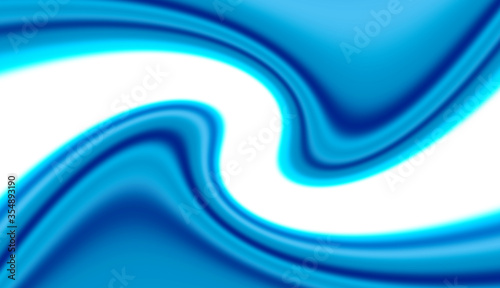 bright blue and diffuse wavy © Sergii