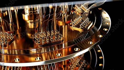 quantum computer closeup photo