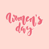 Women's Day lettering