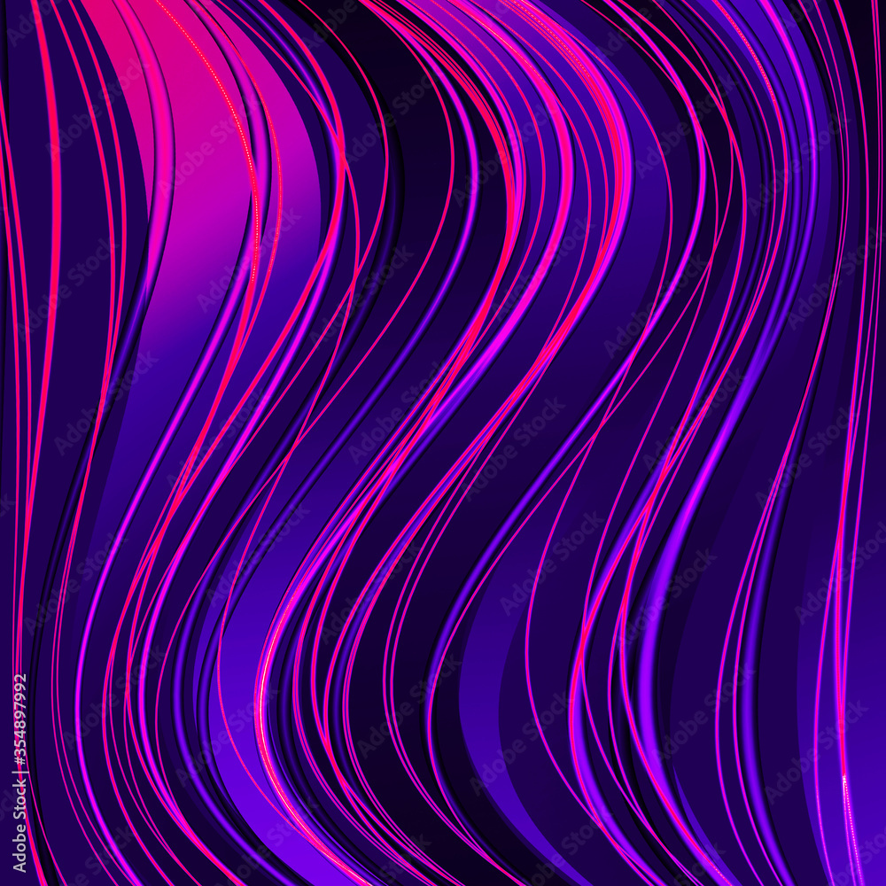 Obraz premium stripes and lines on a dark background