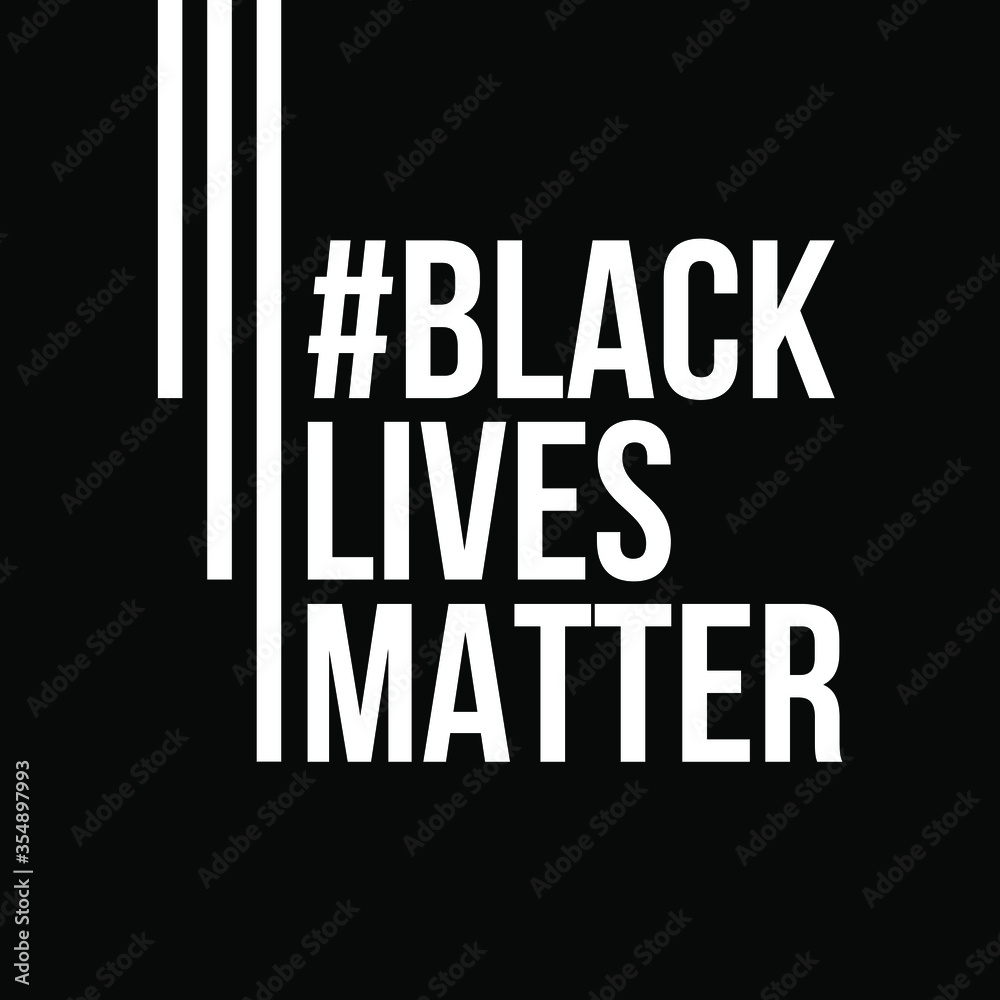 Black lives matter banner movement illustration for jobs, social networks and profile photo. Black background, white letters, black letters. Black lives matter banner movement illustration for jobs, social networks and profile photo. Black background, white letters, black letters.