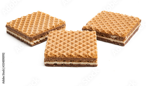 square waffles isolated