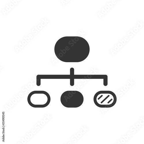 Hierarchical structure icon