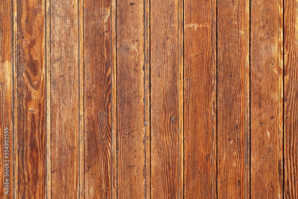 Fototapeta premium vintage rustic hoarding or wooden board fence - wood background with vertical planks