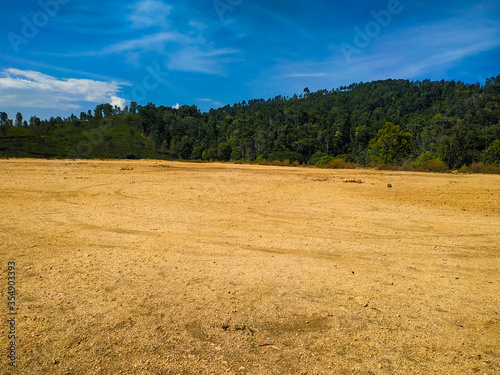autumn landscape in the mountains in Sri Lanka
