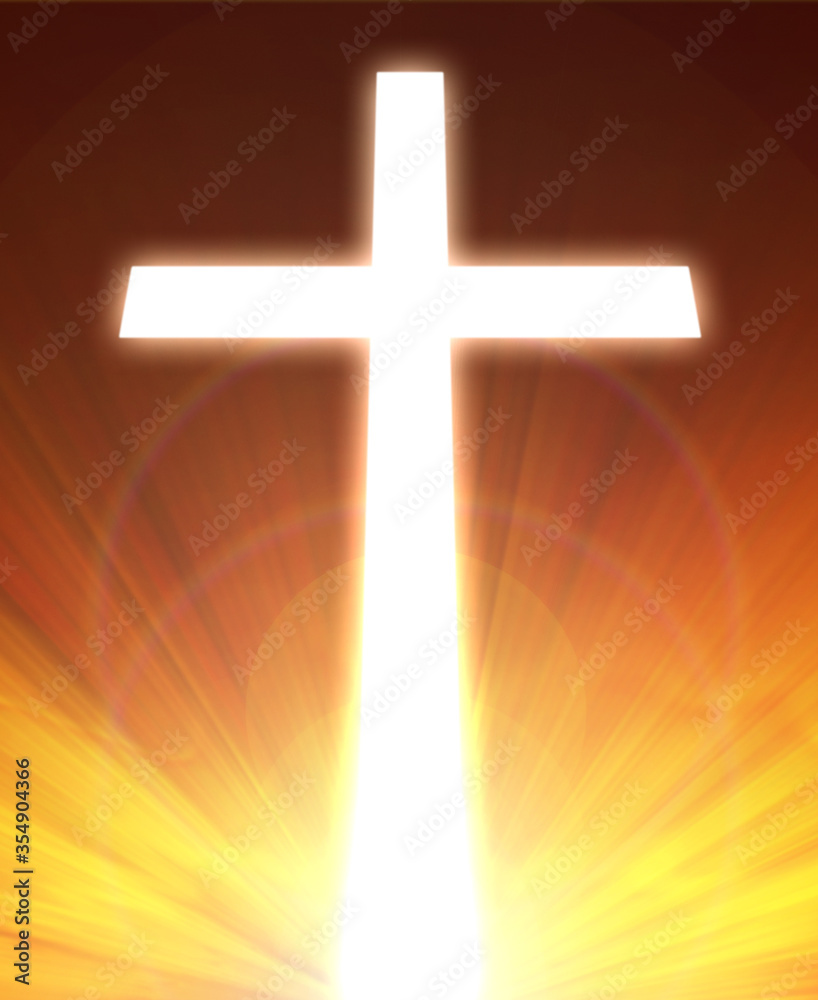  glowing cross