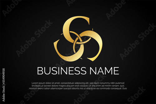 triple C Monogram Logo Template