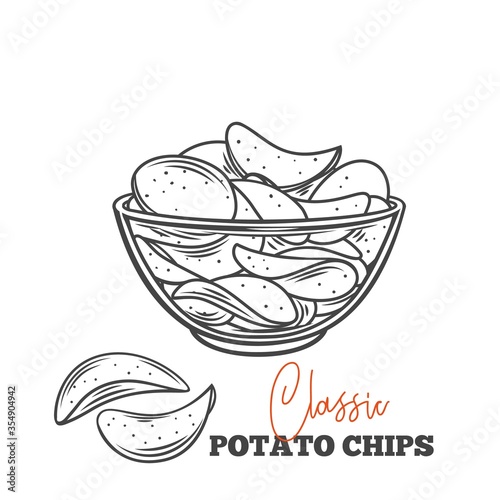 Potato chips set
