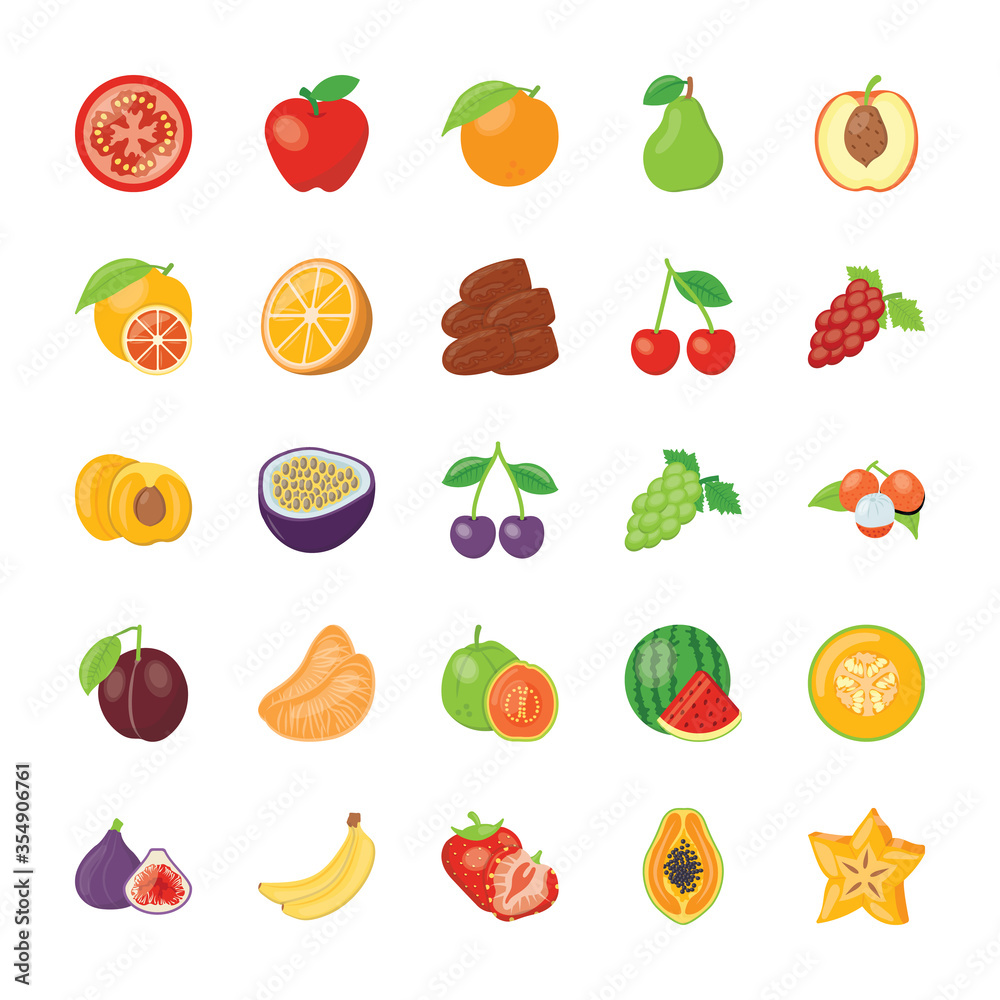 Food And Ingredients Icons Food And Ingredients Icons