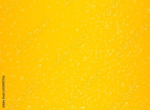 Lager beer with bubbles vector background. Cold carbonated drink, sparkling lemonade illustration concept.