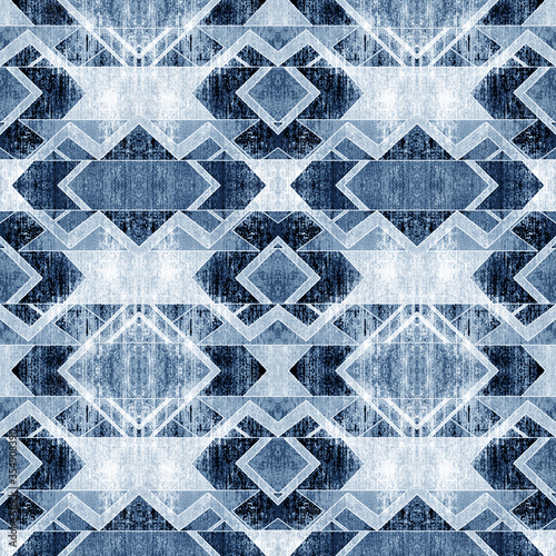 Geometric texture pattern with watercolor effect 