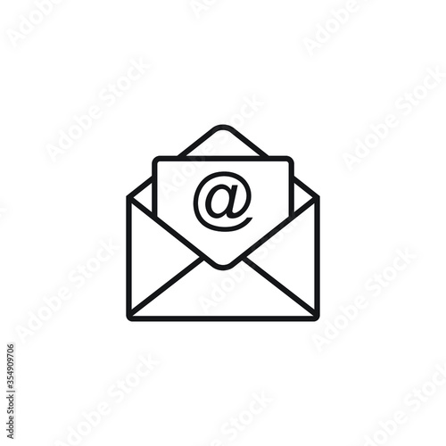 mail icon vector sign symbol