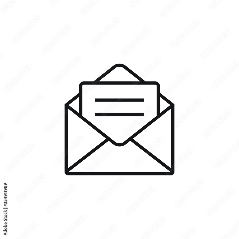 mail icon vector sign symbol mail icon vector sign symbol