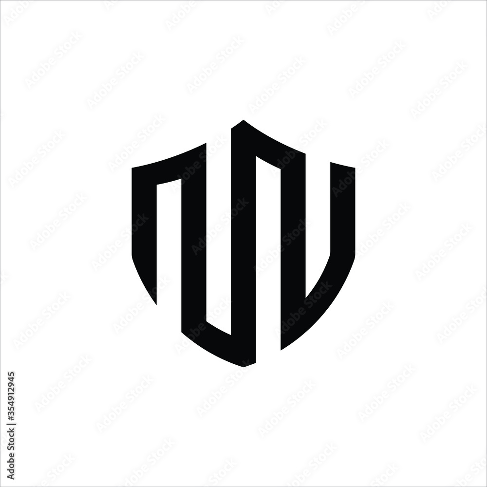 Vector logo design template. Abstract shield mark. Vector logo design template. Abstract shield mark.