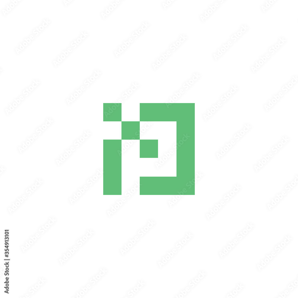Letter P abstract logo icon design template Letter P abstract logo icon design template