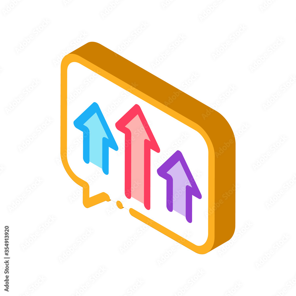 road selection icon vector. isometric road selection sign. color isolated symbol illustration road selection icon vector. isometric road selection sign. color isolated symbol illustration