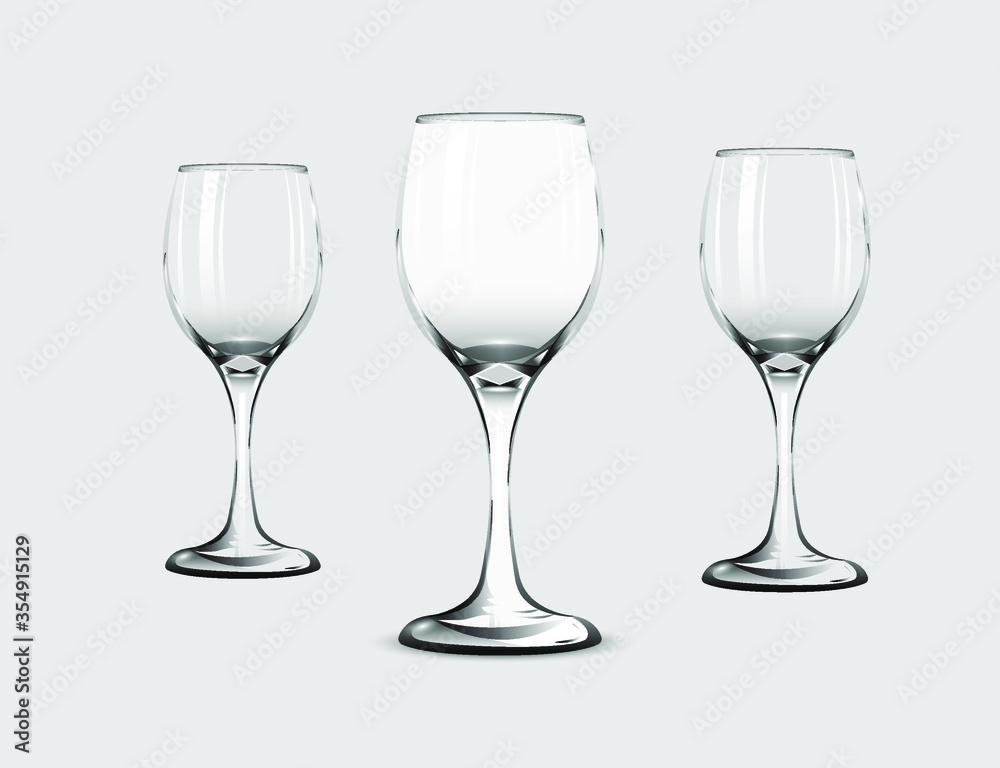 empty wine glass