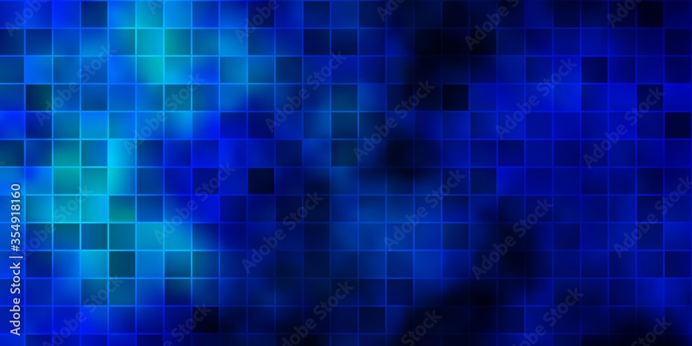 Dark BLUE vector texture in rectangular style.