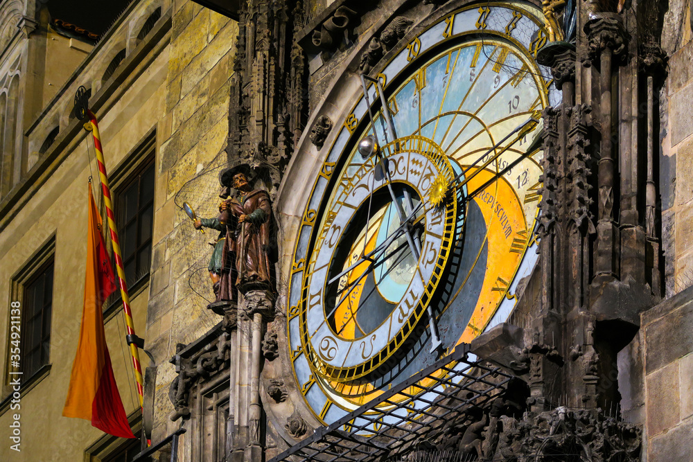 Obraz premium Astronomische Uhr am Altstädter Rathaus Prag