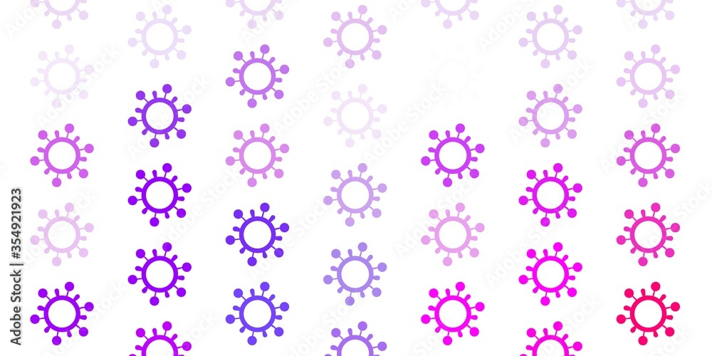 Light Blue, Red vector texture with disease symbols. Light Blue, Red vector texture with disease symbols.