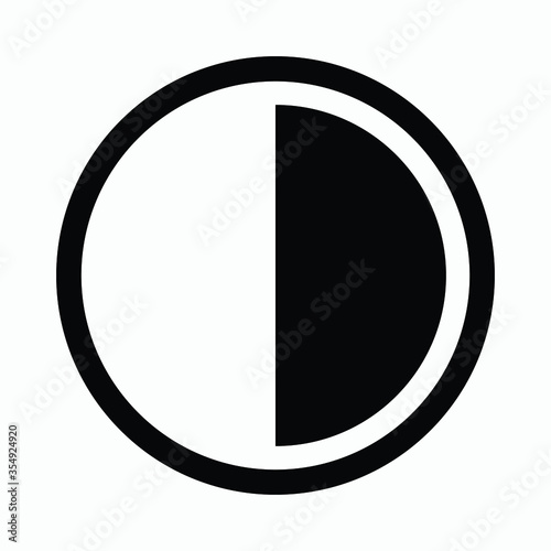 isolated brightness icon and symbol with