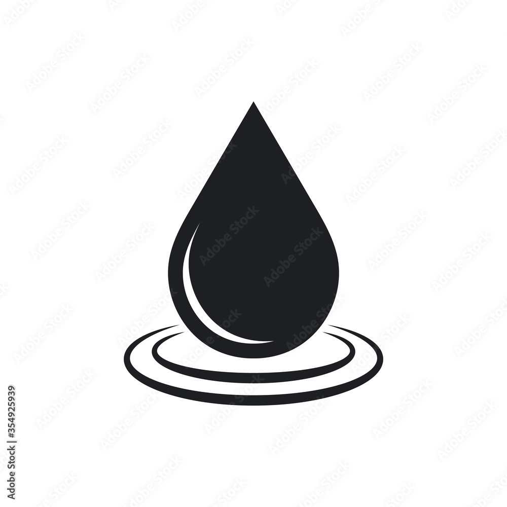 Water Icon Vector Design Template Water Icon Vector Design Template