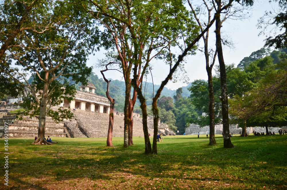 Mayan ruins of Palenque, Mexico