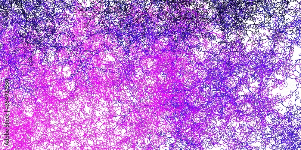 Light Purple, Pink vector texture with curves. Light Purple, Pink vector texture with curves.