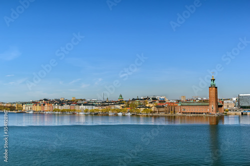 View of Stockholm City Hall, Sweden